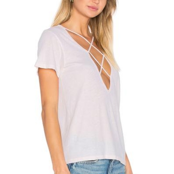 TWICE CROSSED TEE BNWT - Picture 2 of 5